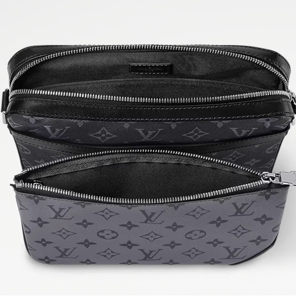 Louis Vuitton Monogram eclipse trio messenger Men's Bag - Picture 6 of 16